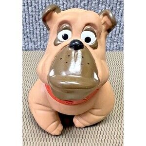 McDonald's 1988 Vintage Disney Oliver & Company Francis Bull Dog Finger Puppet